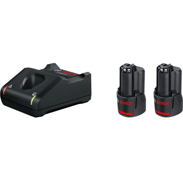 Bosch Professional Startsæt 12V 2 X GBA 2,0Ah M/hurtiglader 3 Bosch Professional Startsæt 12V 2 X GBA 2,0Ah M/hurtiglader