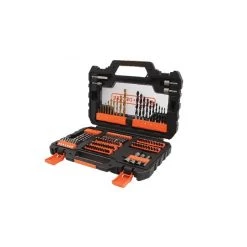 Black & Decker Tilbehørssæt 104 Dele Easy Grip Case