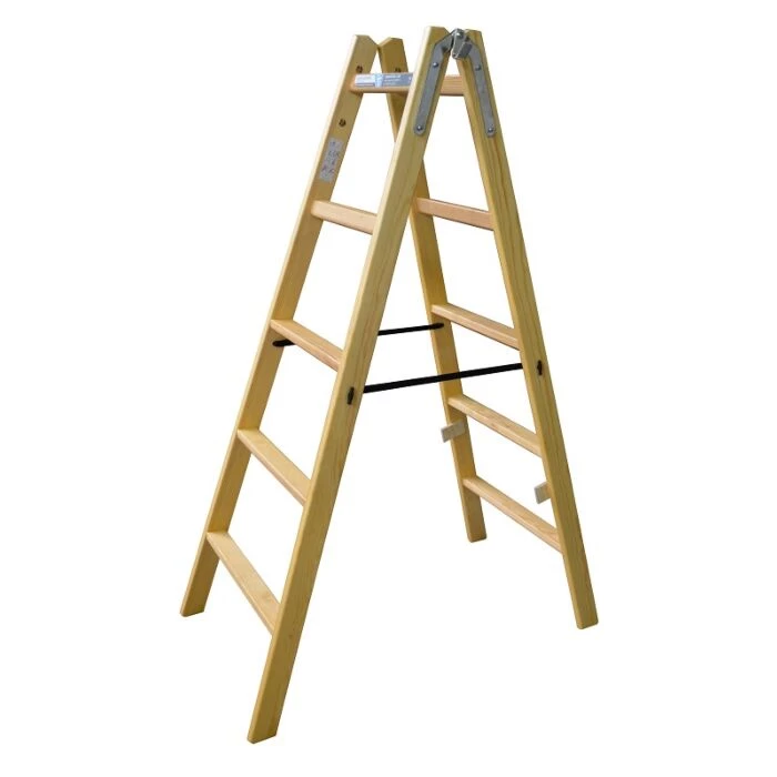 Silkeborg Stigefabrik Wienerstige M/massive Vanger & Bændler 5 Trin 3 Silkeborg Stigefabrik Wienerstige M/massive Vanger & Bændler 5 Trin