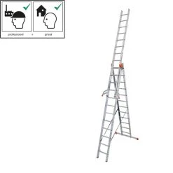 Krause Stige Universal 3 X 10 Trin Aluminium
