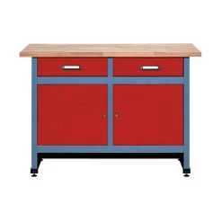 Küpper Arbejdsbord Med 2 Låger + 2 Skuffer