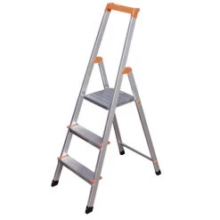 Krause Trappestige 3 Trin M/spandholder Aluminium