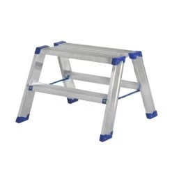 Silkeborg Stigefabrik Arbejdsbuk Bred Pro 4-trin Aluminium