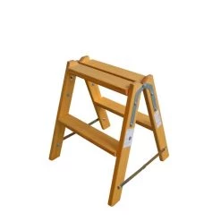 Silkeborg Stigefabrik Wienertrappe 75mm Træ Lamineret 2 Trin