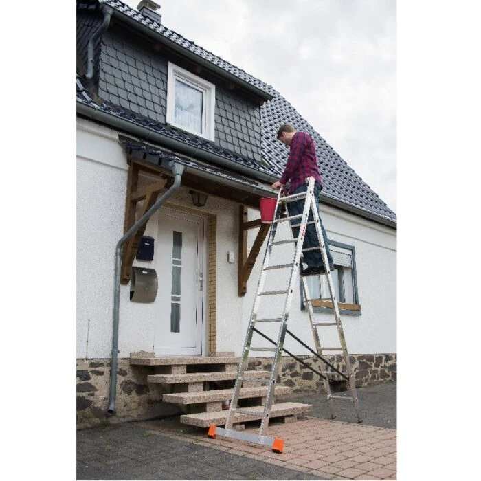 Krause Multistige 2 X 9 Trin Aluminium 5 Krause Multistige 2 X 9 Trin Aluminium - Billede 3