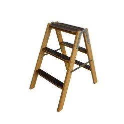 Silkeborg Stigefabrik Wienertrappe 80mm Træ Lamineret 3 Trin