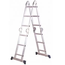 Silkeborg Stigefabrik Multistige 4-delt Hobby Aluminium