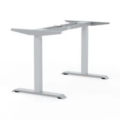 BMB Stel Til Hæve-/sænkebord Hvid Aluminium 2 Motorer 700-1180 Mm