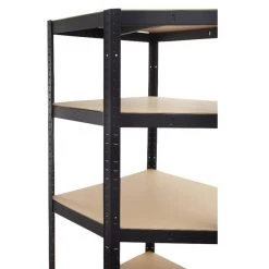 Regalux Stålreol Hjørne M/5 Hylder Sort 175 Kg B12 -Bauhaus Salg 2022 unnamed file 6