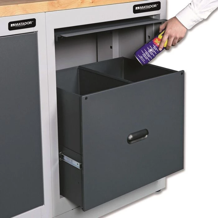 Matador Affaldsskab Men's Kitchen 26" 2 Spande 4 Matador Affaldsskab Men's Kitchen 26" 2 Spande - Billede 2