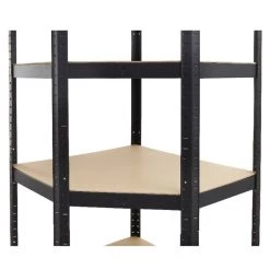 Regalux Stålreol Hjørne M/5 Hylder Sort 175 Kg B12 -Bauhaus Salg 2022 unnamed file 7