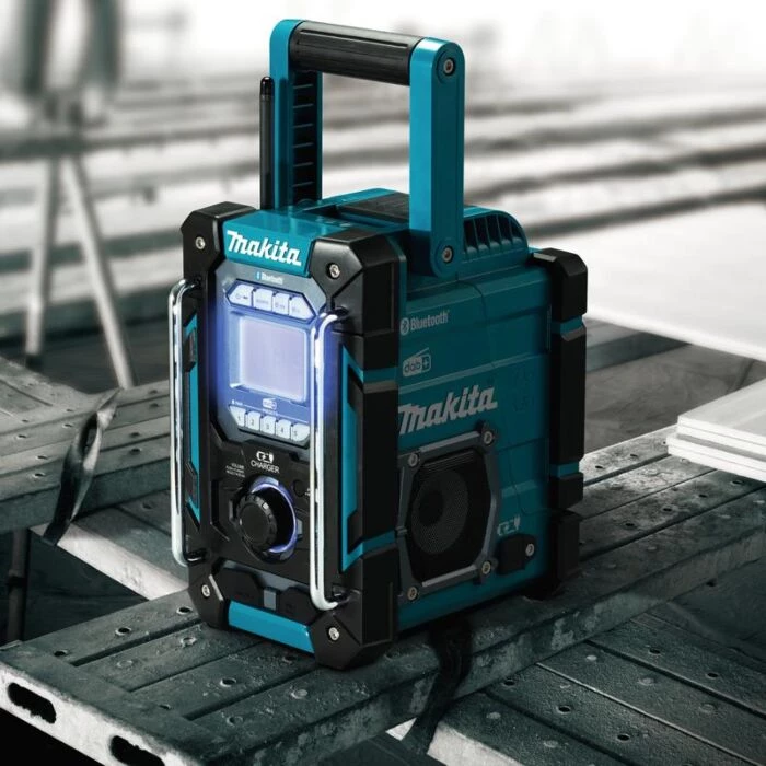 Makita Arbejdsradio DMR301 12V Med DAB+ Og Bluetooth 4 Makita Arbejdsradio DMR301 12V Med DAB+ Og Bluetooth - Billede 2