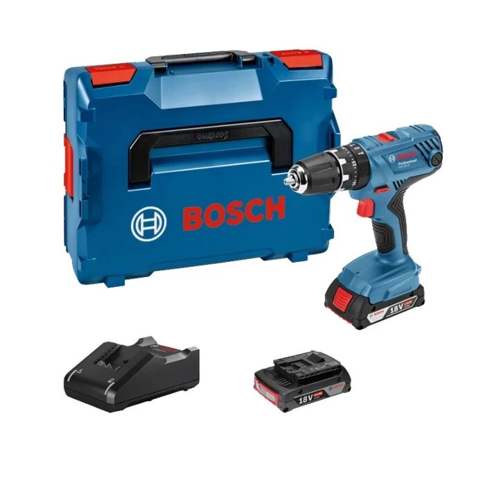Bosch Professional Slagboremaskine GSB 18V-21 M/2x2Ah & Lader 3 Bosch Professional Slagboremaskine GSB 18V-21 M/2x2Ah & Lader