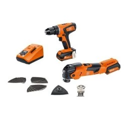 Fein Akku Multimaster AMM 300 Plus Combo Kit Bauhaus Edition12V Inkl. 2x3.0 Ah-batterier Og Lader