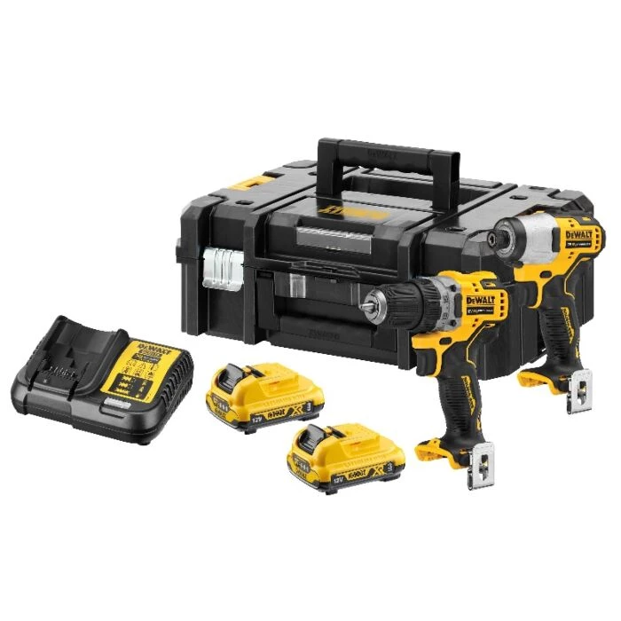 Dewalt Kombokit 12V 2 Dele 2x3,0Ah TSTAK 3 Dewalt Kombokit 12V 2 Dele 2x3,0Ah TSTAK